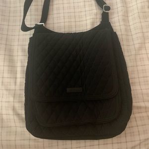 Vera Bradley black quilted shoulder bag